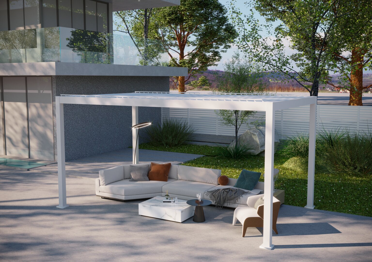 Downey Senior Living Facilities: Louvered Pergola Increases Occupancy Revenue $420K Annually While Reducing Dementia Agitation Episodes 64% Through 1,600-Square-Foot Therapeutic Outdoor Memory Garden 2026 - pergolacave