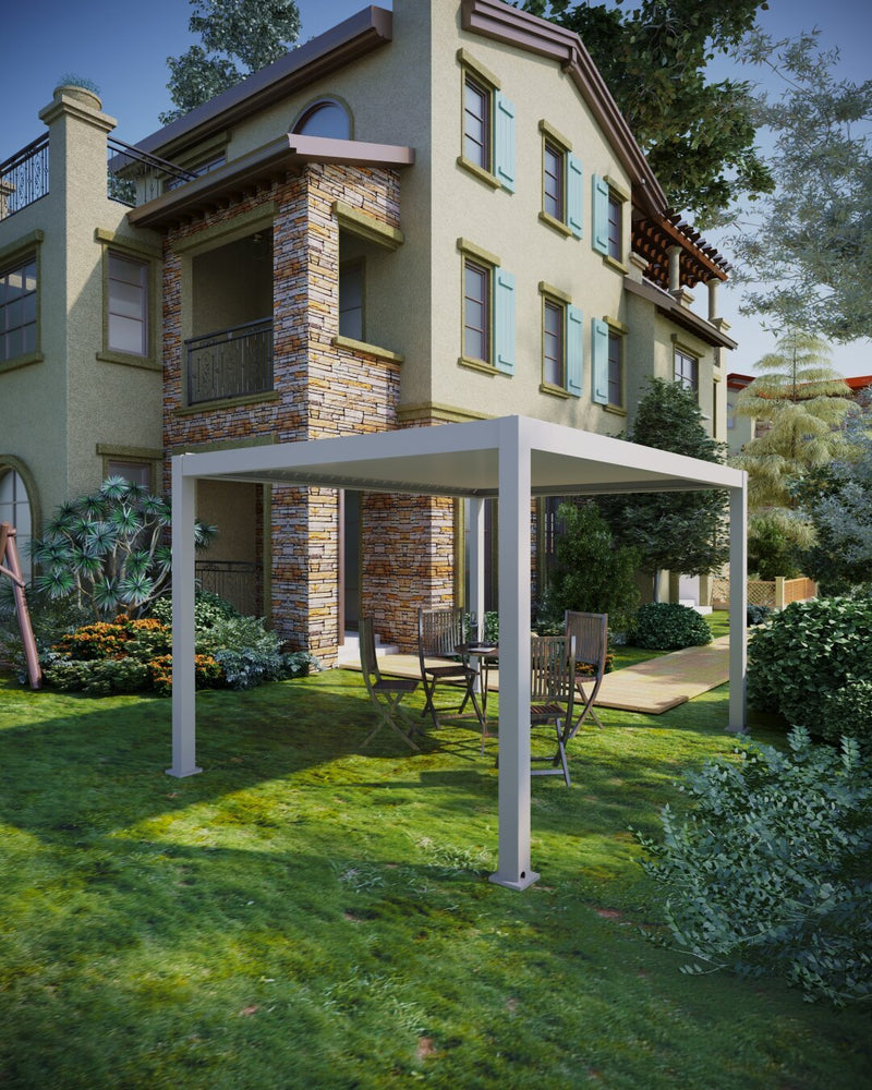 Electric Pergola Shade: Advanced Motorized Solutions for Intelligent Outdoor Sun Control - pergolacave