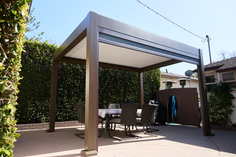 Silver Lake Coffee Shops: Manual Aluminum Pergolas Generate $85K-$145K Annual Revenue Through Hand-Crank Outdoor Living Space Expansion 2026 - pergolacave