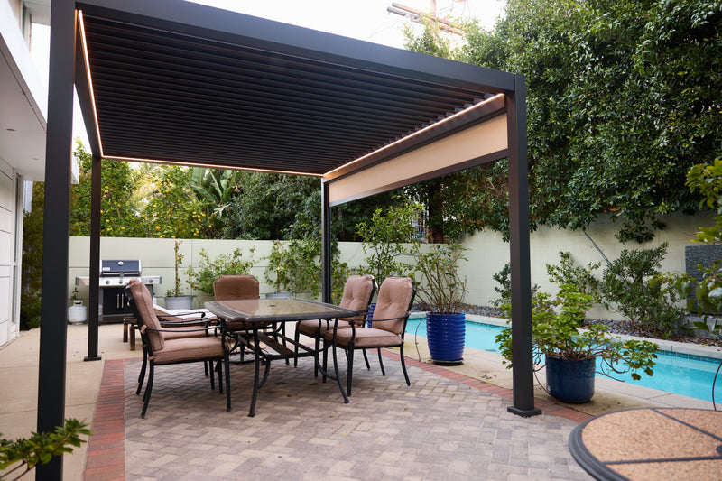 The Pergola Roof That Disappears: From Sealed Shelter to Open Sky in 60 Seconds - pergolacave