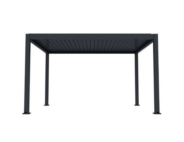 Anthracite pergola studio - freestanding large