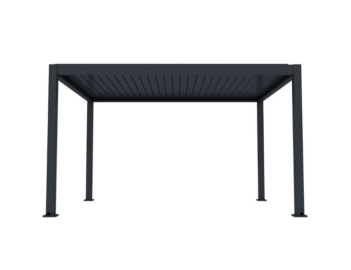 Anthracite pergola studio - freestanding large