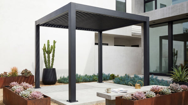 Sunkisser SK1 Louvered Pergola – Anthracite