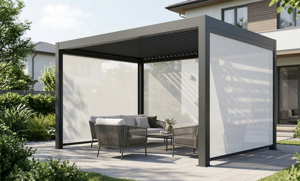 Sunkisser 1 Privacy Blind (Manual Drop)
