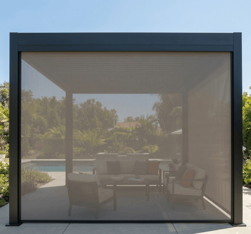 Sunkisser 200 Manual Privacy Blind - pergolacave