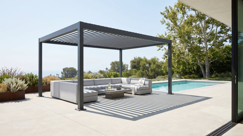 Sunkisser 200 Motorized 9 ft Height - pergolacave
